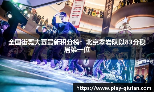 全国街舞大赛最新积分榜：北京攀岩队以83分稳居第一位